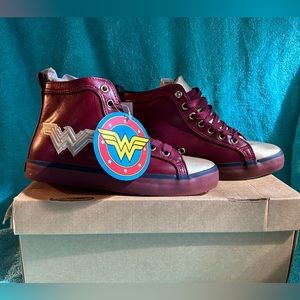 Wonder Woman high top sneakers